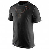Texas Longhorns Nike Travel Dri-FIT WEM T-Shirt - Black,baseball caps,new era cap wholesale,wholesale hats
